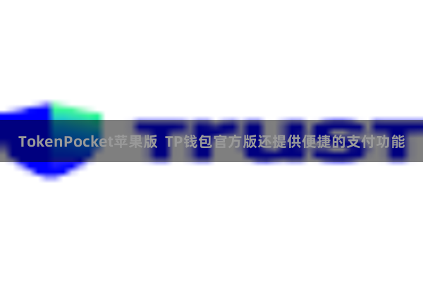 TokenPocket苹果版  TP钱包官方版还提供便捷的支付功能